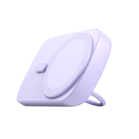 Kabellose Powerbank 6000 mAh Joyroom JR-W030 20 W MagSafe mit Ring und Ständer – Lila