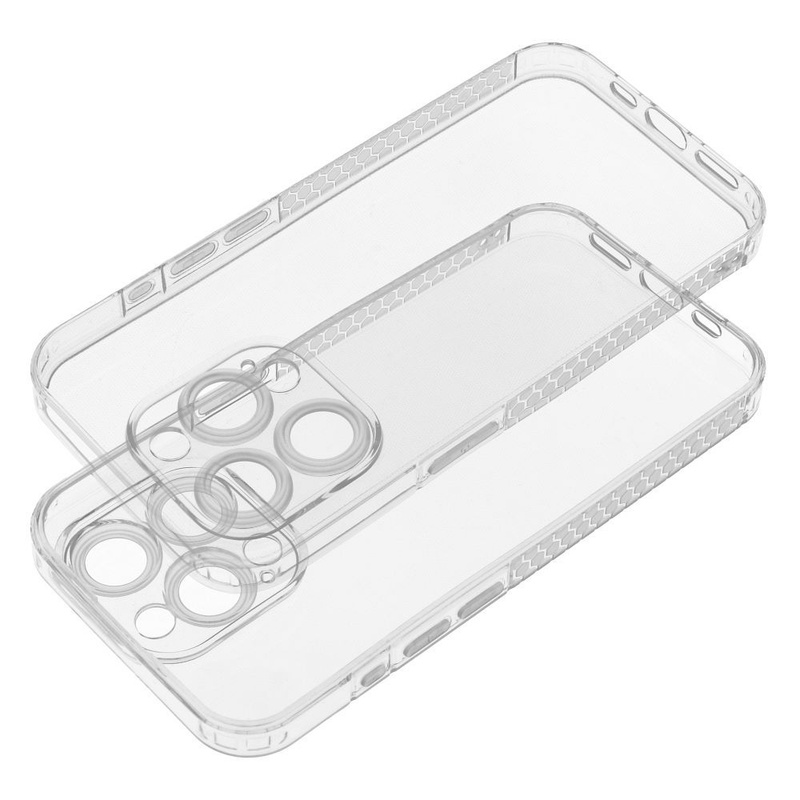 Futerał CLEAR CASE 1,5 mm GRID do IPHONE 15 Plus transparentny