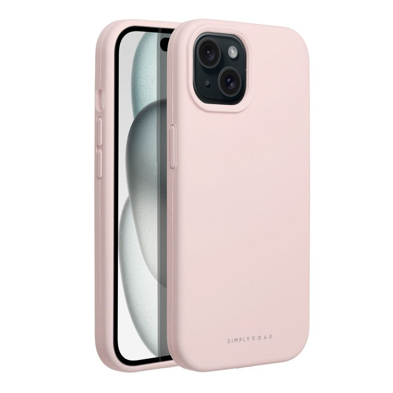 Futerał Roar Cloud-Skin - do iPhone 15 Jasnoróżowy