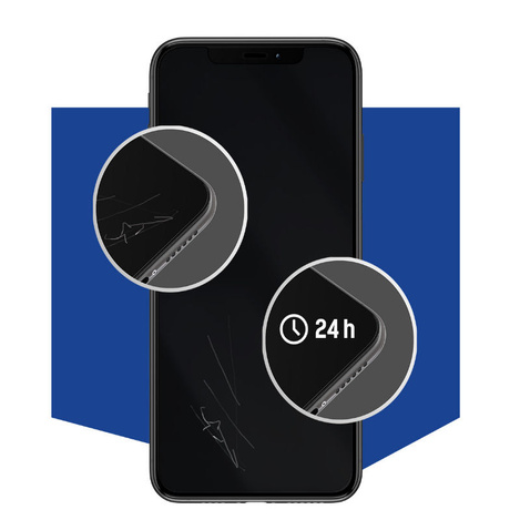 3MK Silver Protect+ iPhone XS Max/11 Pro Max, Folia Antymikrobowa montowana na mokro