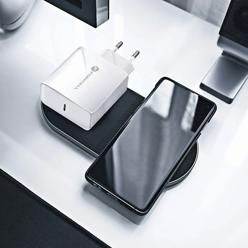 Forcell Ładowarka Sieciowa ze złączem USB typ C - 3A 45W z funkcją ładowania PD i QC 4.0