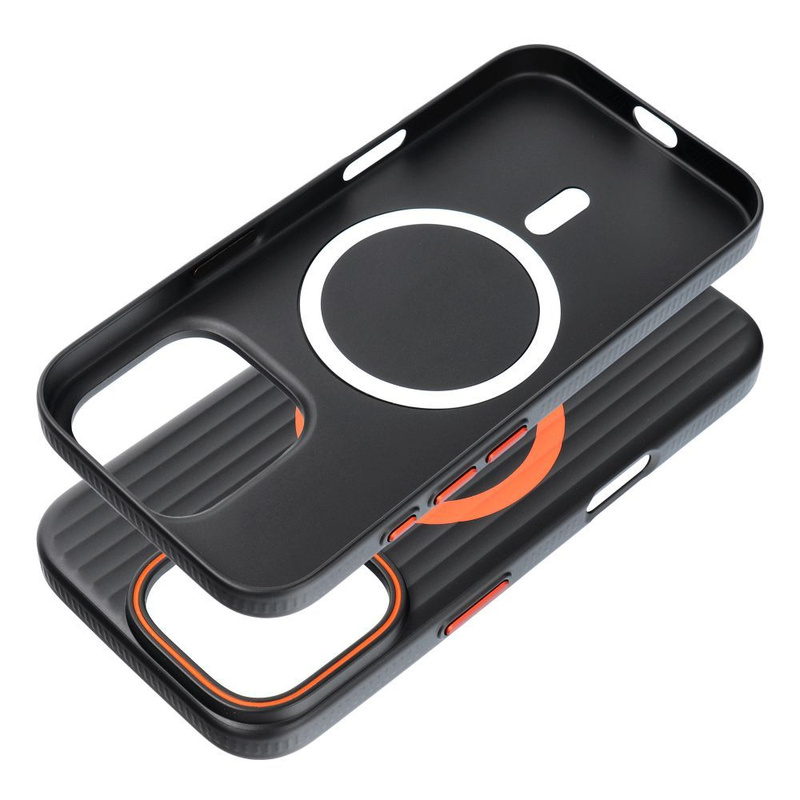 Futerał SIMPLY kompatybilny z MagSafe do IPHONE 14 Pro Max tytan czarny