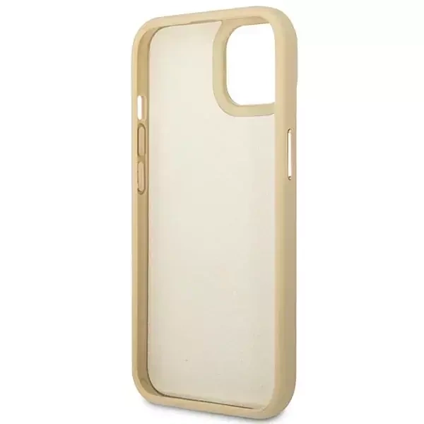 Oryginalne Etui IPHONE 14 PLUS Guess Croco Collection złote
