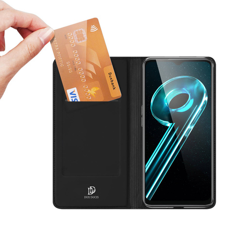Dux Ducis Skin Pro Hülle für Realme 10 5G / Realme 9i 5G Cover Flip Card Wallet Stand Schwarz