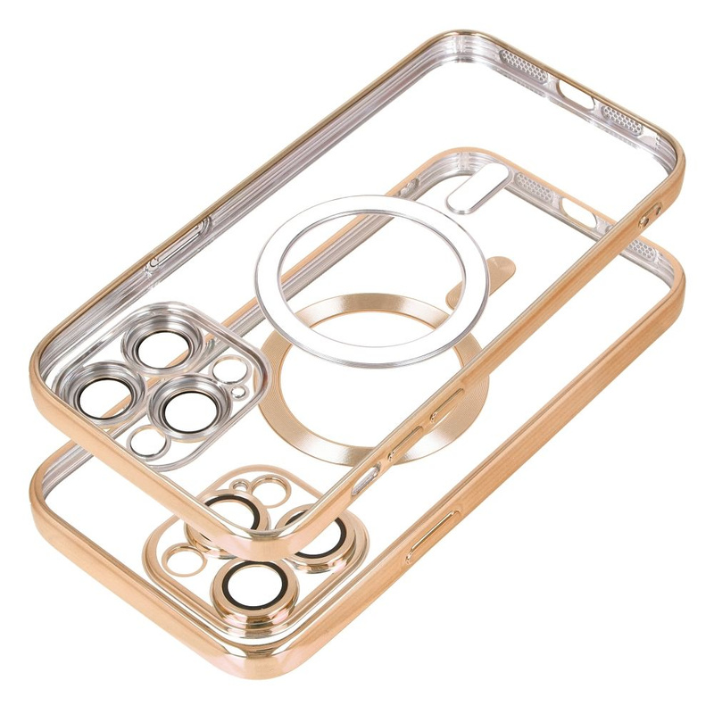 Futerał Electro Mag Cover kompatybilny z MagSafe do IPHONE 12 złoty