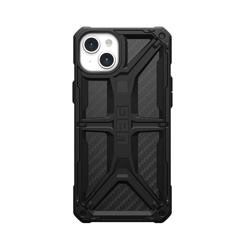 UAG Monarch - Schutzhülle für iPhone 15 Plus (Kohlefaser)