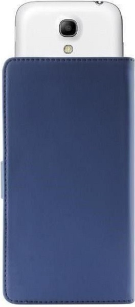 PURO Smart Wallet - Uniwersalne etui z uchwytem do robienia zdjęć z kieszonkami na karty i pieniądze, rozmiar XL (niebieski)
