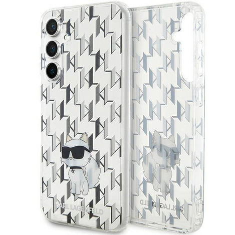 Karl Lagerfeld nakładka do Samsung S23 FE KLHCS23FEHNCMKLT KARL HC IML C MONOGRAM transparentna