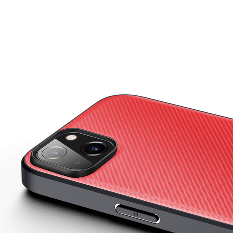 Dux Ducis Fino Hülle aus Nylon für iPhone 14 Plus rot