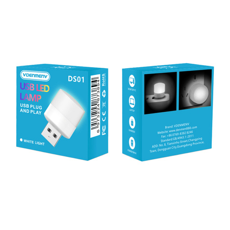 LAMPKA USB DENMEN DIODOWA LED ZIMNA DS01