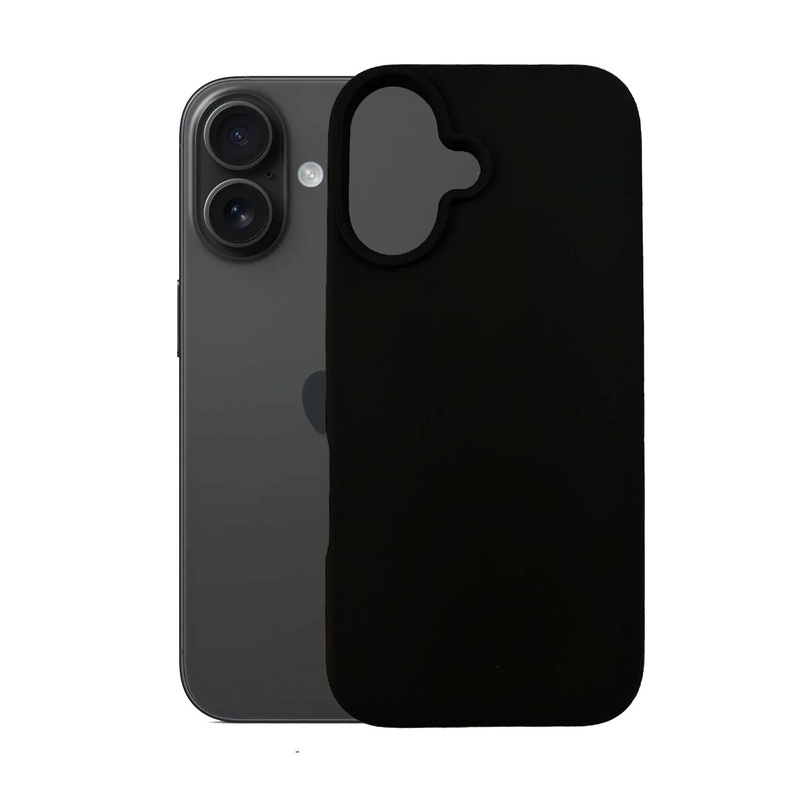 3MK Silicone Case iPhone 16 Plus 6.7" czarny/black