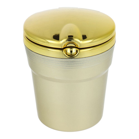 Popielniczka samochodowa CHROM złota