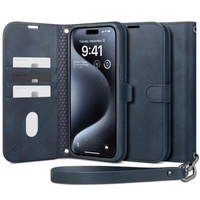 Spigen Wallet S Pro Hülle für iPhone 15 Pro – Marineblau