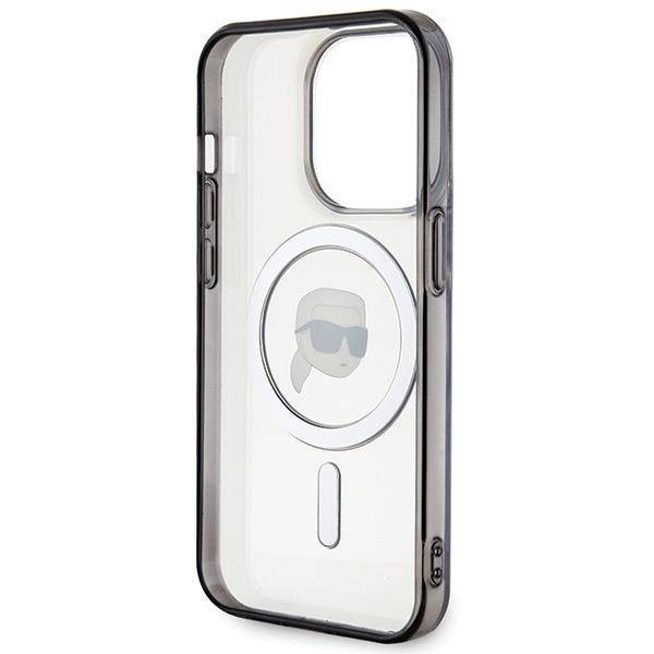 Karl Lagerfeld KLHMP15LHKHNOTK Hülle für iPhone 15 Pro – transparent