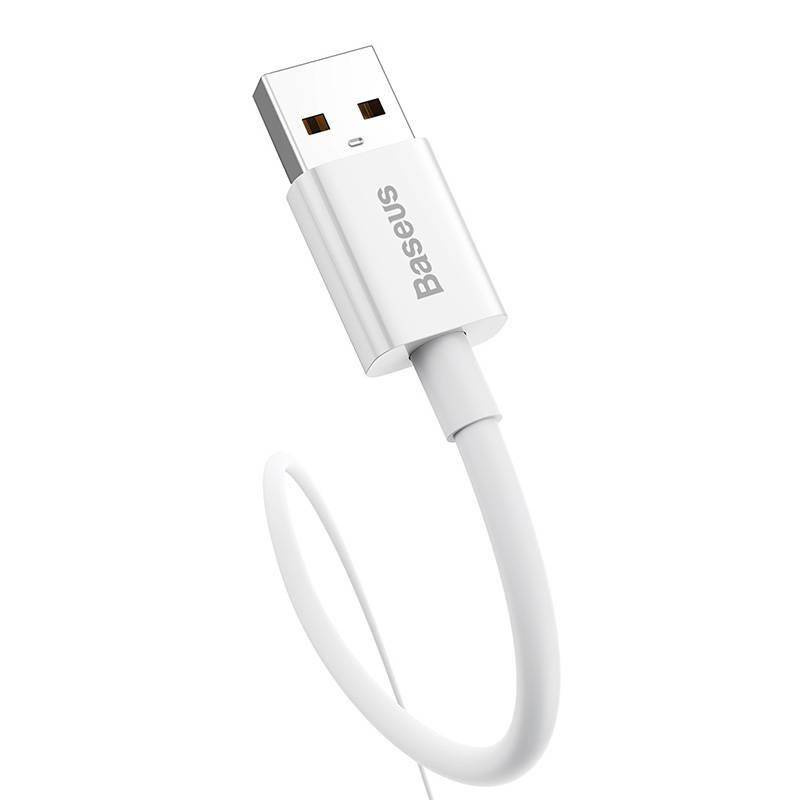 BASEUS kabel USB A do Typ C PD 100W 0,25m biały P10320102214-00
