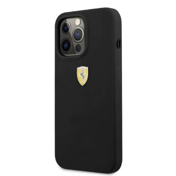 Case IPHONE 13 PRO Ferrari Hardcase Silicone MagSafe (FESSIHMP13LBK) black