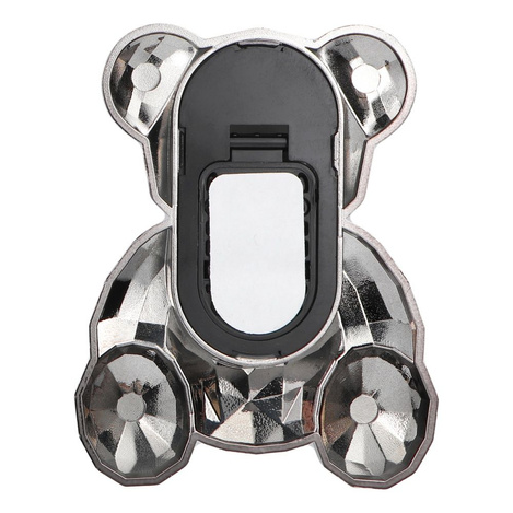 Stojak na telefon MIŚ - naklejany - czarny