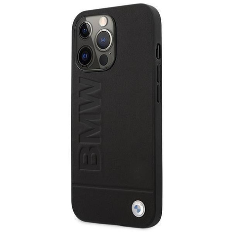 Etui BMW BMHMP14SSLLBK iPhone 14 6,1" czarny/black hardcase Signature Logo Imprint Magsafe
