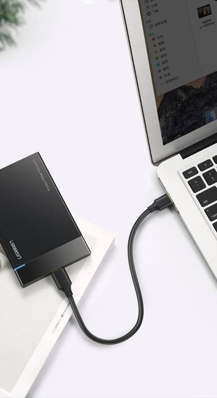 Ugreen kabel przewod USB - micro USB Typ B SuperSpeed 3.0 2m czarny (10843)