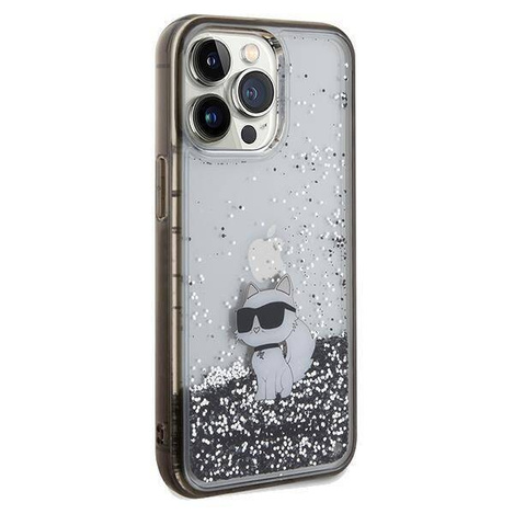 Karl Lagerfeld nakładka do iPhone 13 Pro Max 6,7&quot; KLHCP13XLKCNSK HC LIQ. GLITTER C transparentna