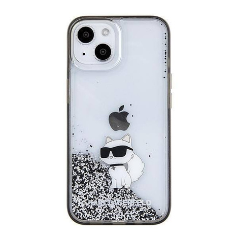 Karl Lagerfeld nakładka do iPhone 15 6,1&quot; KLHCP15SLKCNSK KARL HC LIQ. GLITTER C transparentna