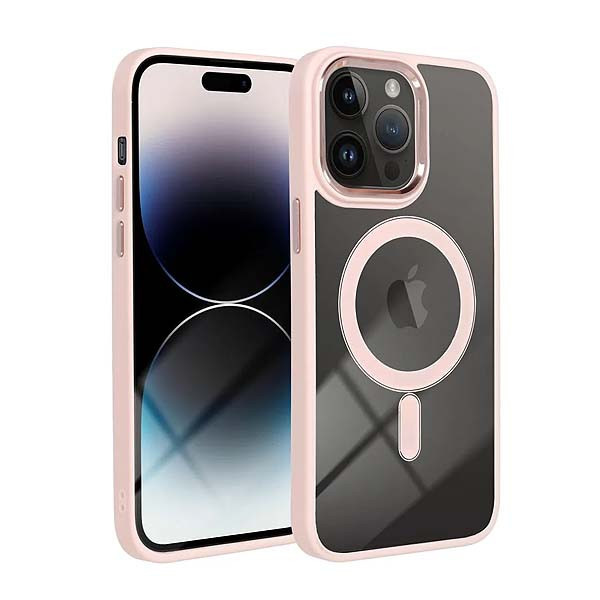 ECOBOX MAG CASE COVER MAGSAFE IPHONE 15 PRO MAX RÓŻOWY