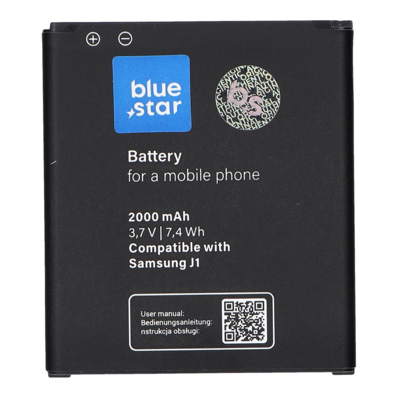 Battery SAMSUNG J1 (J100) 2000 mAh blue star