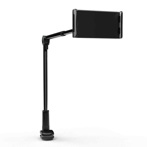 Wozinsky lange flexible Telefon- und Tablethalterung schwarz (WTHBK5)