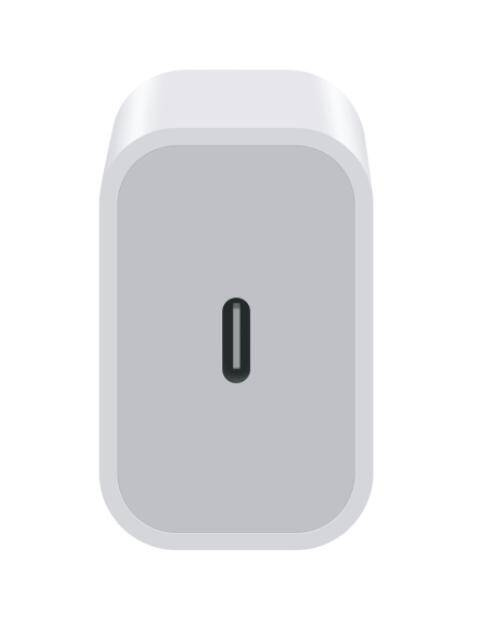 Ładowarka sieciowa MOONX MC03, USB-C, PD 20W + kabel USB-C/USB-C biała