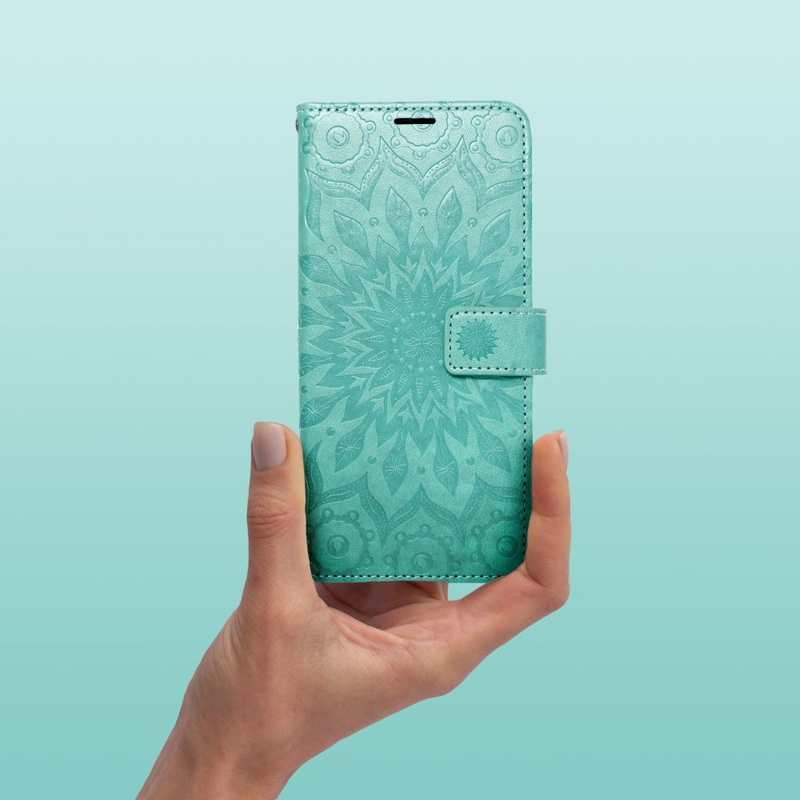 Kabura MEZZO Book do SAMSUNG A36 5G mandala zielony