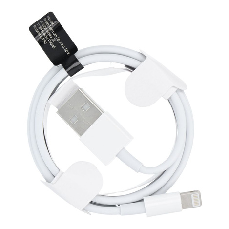 Kabel USB do iPhone Lightning 8-pin HD5 1 metr biały