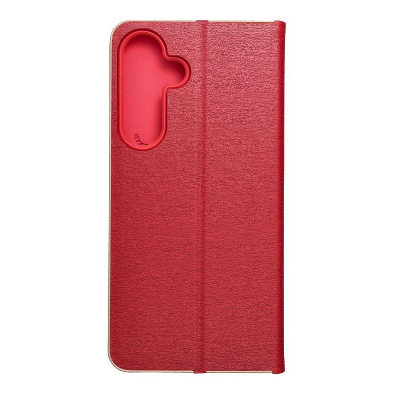 Kabura LUNA Book Gold do SAMSUNG S25 Plus czerwony