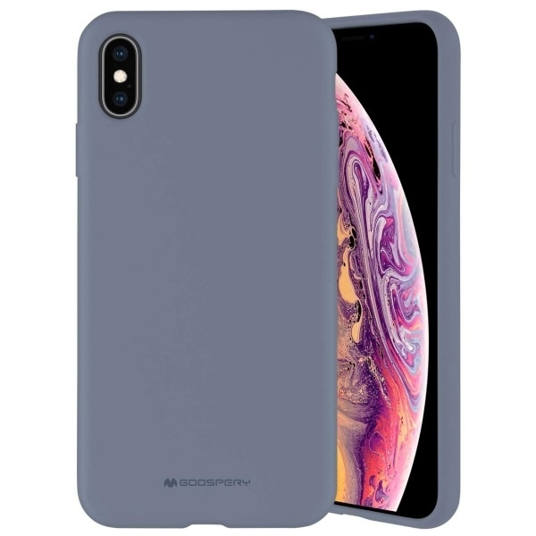 MERCURY SILICONE CASE IPHONE 15 PRO MAX (6.7), LAVENDER GRAY / LAWENDOWY