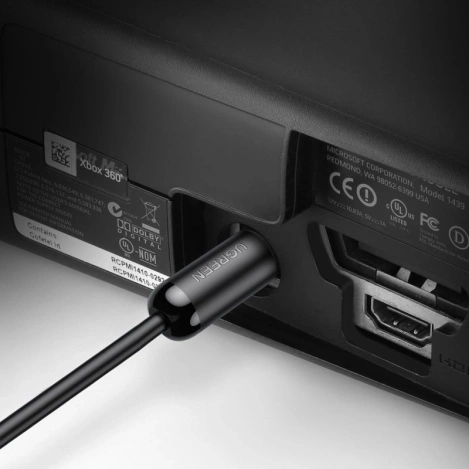 Kabel Ugreen AV122 70891 optyczny audio Toslink / SPDIF 1.5m - czarny