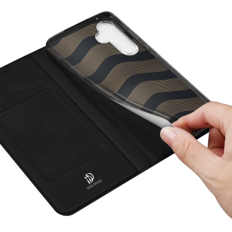 Dux Ducis Skin Pro Hülle für Samsung A35 5G mit Klappe - Schwarz