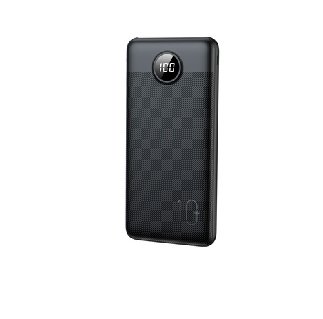 Bateria zewnętrzna (Powerbank) VEGER L10 - 10 000mAh LCD czarny (W1105)