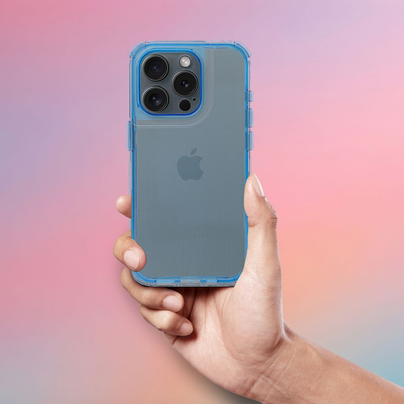 Futerał MATRIX CLEAR do IPHONE 11 niebieski
