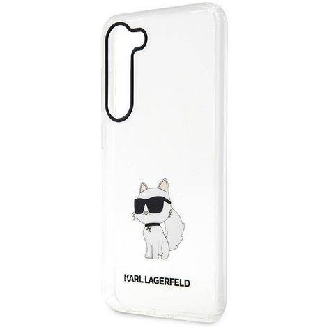 Karl Lagerfeld KLHCS23SHNCHTCT S23 S911 transparenter Hartschalenkoffer Ikonik Choupette