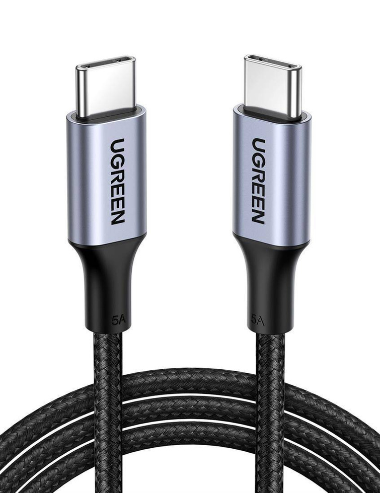 Kabel USB-C do USB-C UGREEN US316, 100W, 1.5m (czarny)