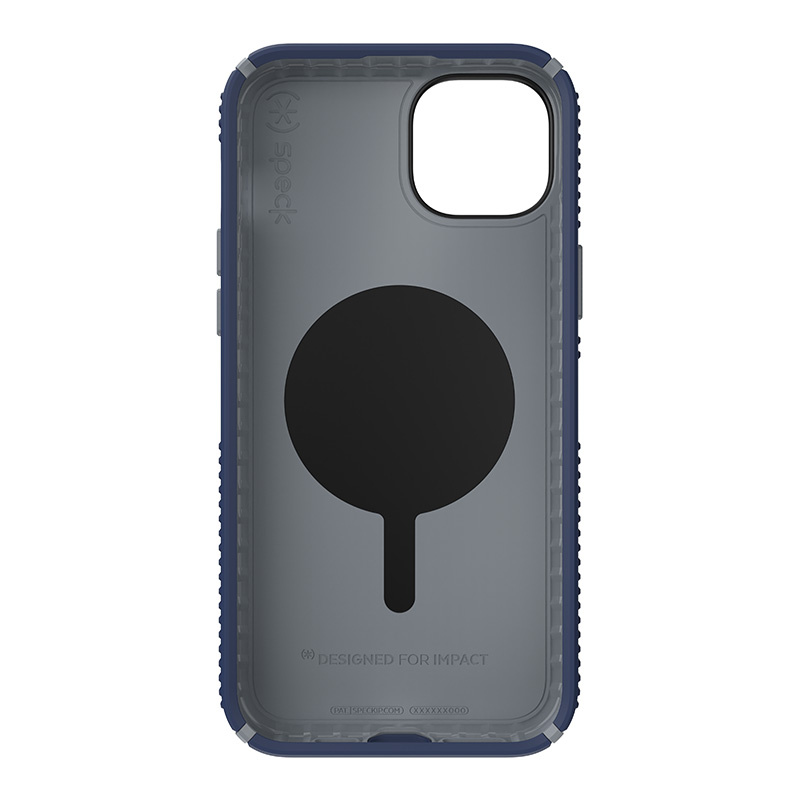 Speck Presidio2 Grip Magsafe - Etui iPhone 15 Plus / iPhone 14 Plus (Coastal Blue / Dustgrey / White)