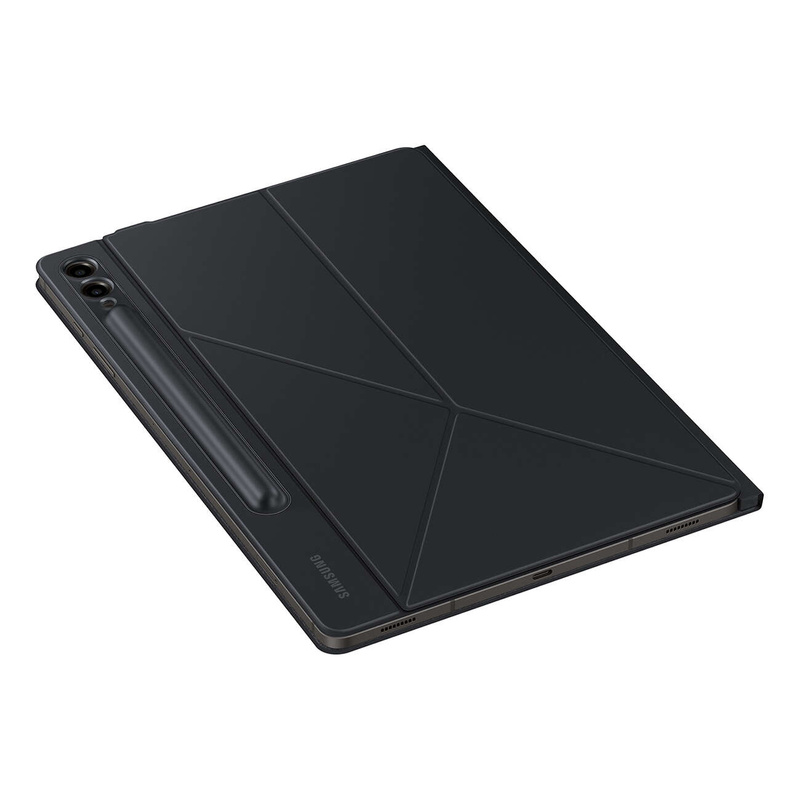 Klapphülle mit Ständer für Samsung Galaxy Tab S9+ Smart Book Cover – weiß