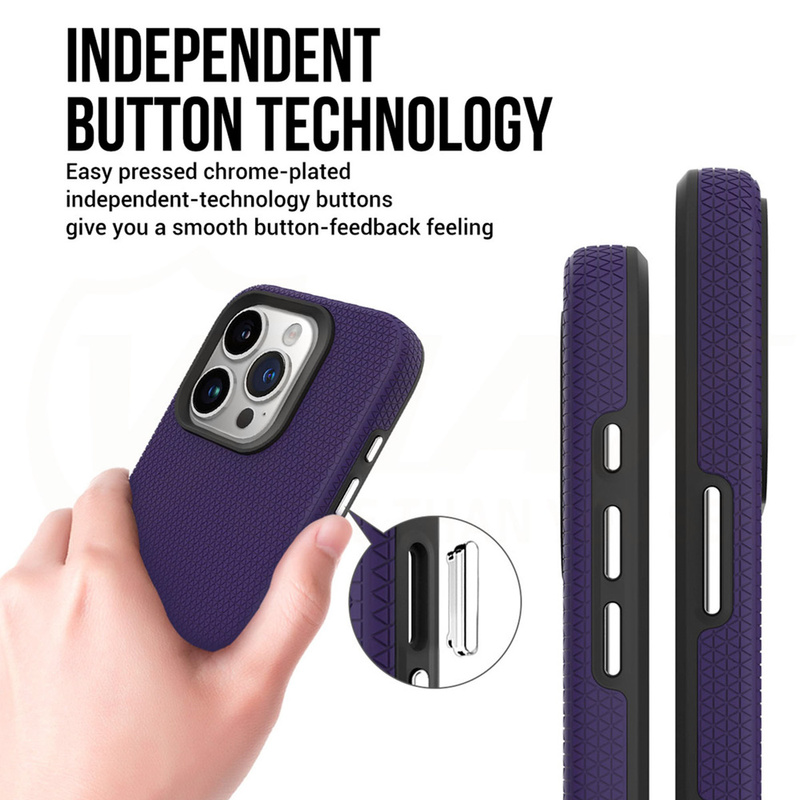 Vmax nakładka Triangle Case do Samsung Galaxy A15 4G / 5G ciemny fiolet