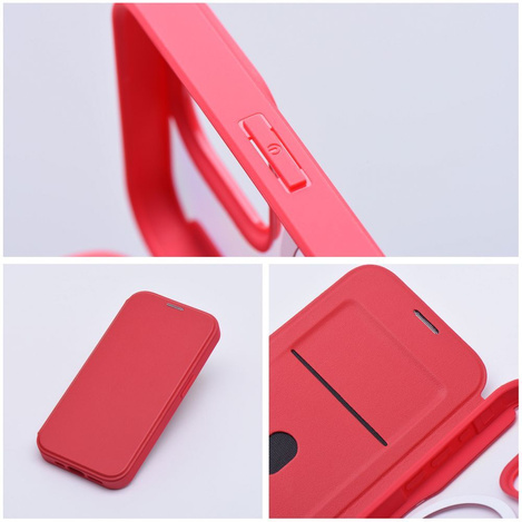 Kabura SMART MAG kompatybilna z MagSafe do IPHONE 15 Pro Max czerwona