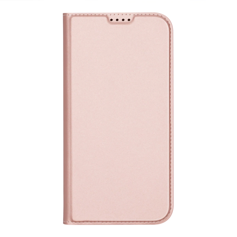 Etui Dux Ducis Skin Pro na iPhone 16 z klapką i miejscem na kartę - różowe