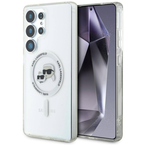 KARL LAGERFELD SAMSUNG S25 ULTRA WHITE CHOUPETTE&KARL HEADS KLHMS25LHLSKCH