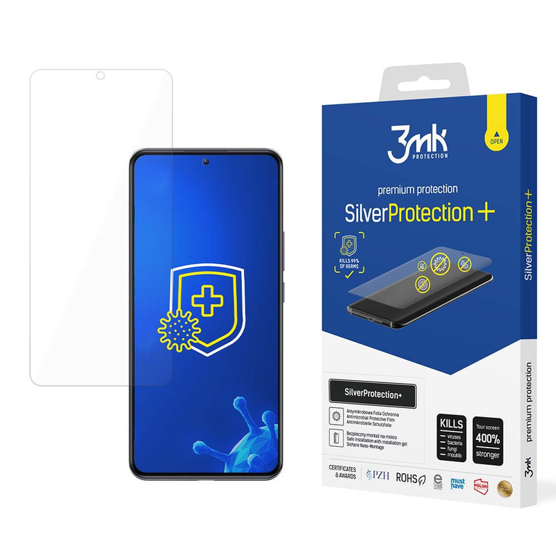 3MK Silver Protect+ iPhone 13 Pro Max Folia Antymikrobowa montowana na mokro