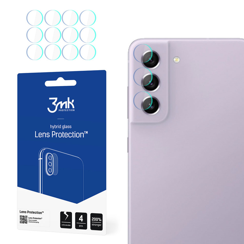 3MK Lens Protect Sam S990 S21 FE 5G Ochrona na obiektyw aparatu 4szt