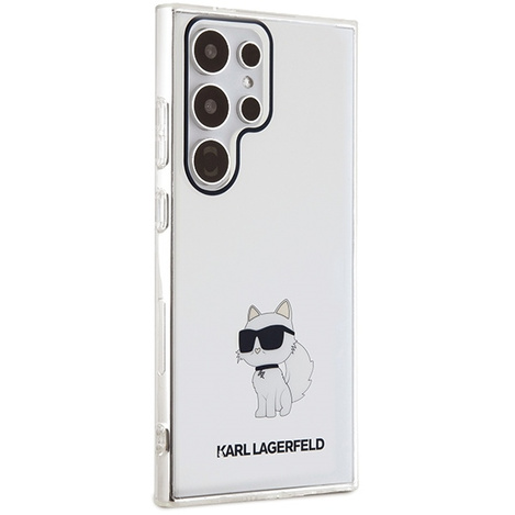 Oryginalne Etui KARL LAGERFELD hardcase IML Choupette KLHCS24LHNCHTCT do Samsung Galaxy S24 Ultra przezroczysty