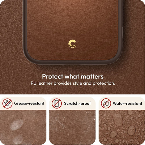 Spigen CYRILL KAJUK MAG MAGSAFE IPHONE 14 PLUS SATTEL BRAUN