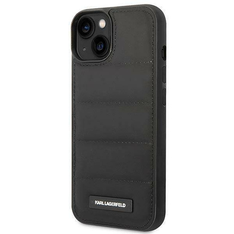 Karl Lagefeld nakładka do iPhone 14 6,1" KLHCP14SPSQAK czarna hardcase Puffy Elongated Logo